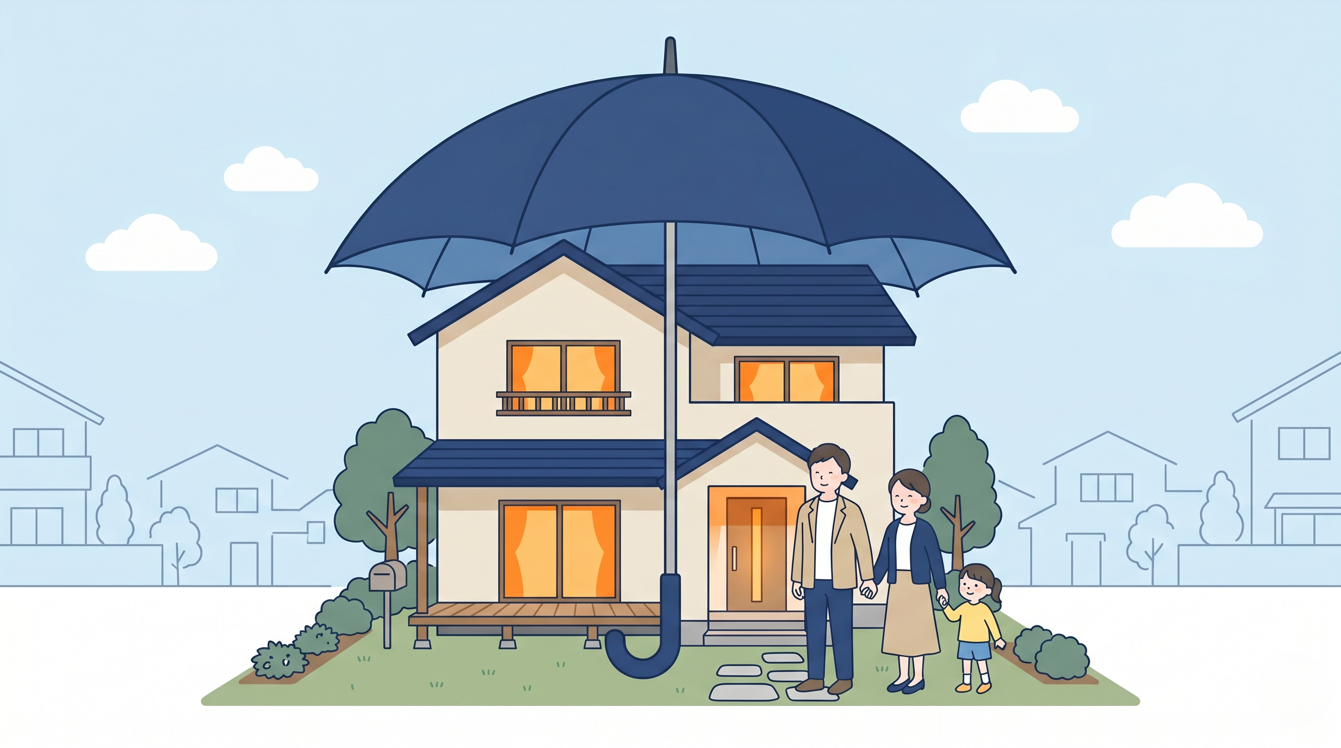 住宅ローン特則で自宅を守るイメージ